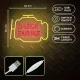Neolia NNE21 CHECK ENGINE Plexi LED neons, dzelteni sarkans