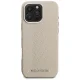 Karl Lagerfeld FW Stamped Karl MagSafe vāciņš iPhone 16 Pro - bēšs