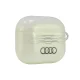 Maciņš AirPods 3 austiņām Audi IML Geometric Pattern, balts