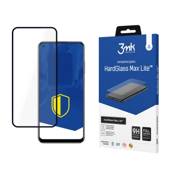 3Mk HardGlass Max Lite™ aizsargstikls Realme 10, melns