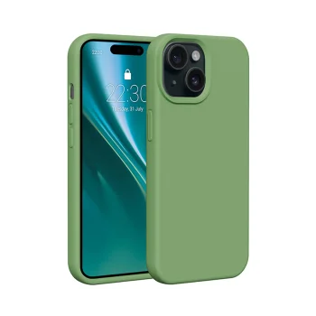 Etteri Silicone Case vāciņš Apple iPhone 13 (6.1") gaiši zaļš