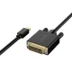 Orico XD-MDTD Mini DisplayPort - DVI kabelis, Full HD 60Hz, 3m, Melns
