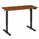ModernHome elektriski regulējams galds 120x60 cm, 72-118 cm, tumšs ozols
