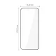 Aizsargstikls Tech-Protect Glass Fit+ 2-pack Xiaomi Poco F8 Pro Ultra, melns