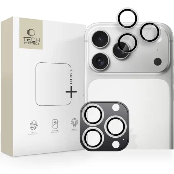 Tech-Protect Camring Fit+ kameras aizsargs iPhone 14-17 Pro / Max, caurspīdīgs
