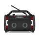 Būvlaukuma radio PerfectPro ROCKPRO DAB+ Bluetooth FM IP65, melns