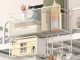 Piekarināms sienas plaukts / organizators ar 3 āķiem, Loft stils