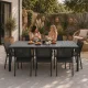 Dārza galds MultiGarden 180x90 cm 8 personām, pelēks