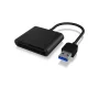 Icy Box IB-CR301-U3 USB 3.0 atmiņas karšu lasītājs, melns