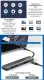 USB Type-C adapteris – HDMI 4K, 3x USB-A, SD un TF, USB-C PD 100W, Space Gray