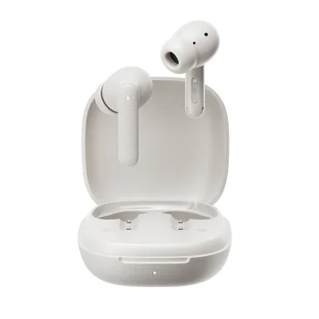 Bezvadu austiņas QCY Buds T43 ENC Bluetooth 5.3 Baltas