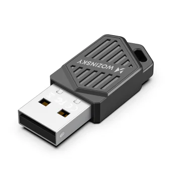 Divjoslu USB Wi-Fi 6 un Bluetooth 5.4 adapteris Wozinsky WAX-900, melns