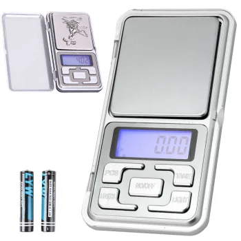 Elektroniskie juvelierizstrādājumu svari 200g / 0.01g, sudraba