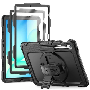 Tech-Protect Solid vāciņš Samsung Galaxy Tab S10 FE+, melns