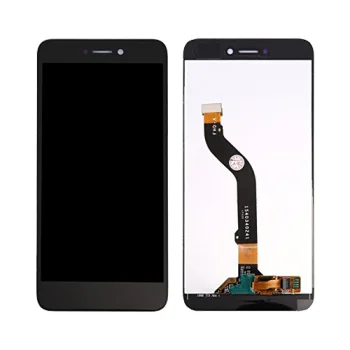 LCD ekrāns ar rāmi priekš Huawei P8 lite 2017 / P9 lite 2017, melns (atjaunots)