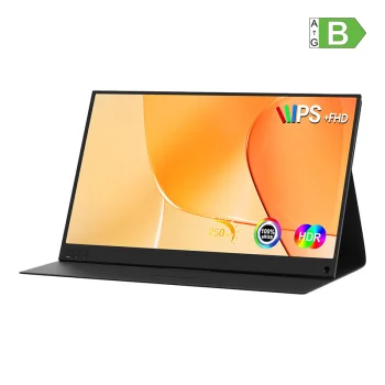 Pārnēsājamais monitors ZEUSLAP P15AT 15.6" FHD IPS ar skārienekrānu