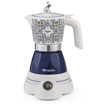 Ariete 1358CA Moka Capri elektriskais kafijas automāts, balts/zils