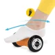 4Fizjo Spike Roller masāžas rullis ar izciļņiem, 17 cm, oranžs/melns