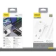 Dudao A28C 45W GaN lādētājs ar USB-C kabeli, balts