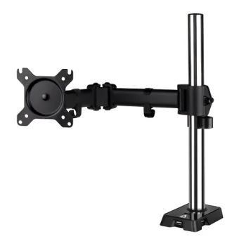 ARCTIC Z1 monitora stiprinājums pie galda 34"-38" ar 4 portu USB 2.0 centrmezglu, melns