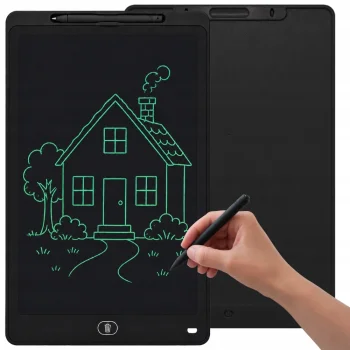 Grafiskais zīmēšanas planšetdators ar 16" LCD ekrānu un irbuli, melns