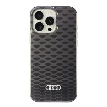 Audi IML Stitching Pattern MagSafe vāciņš priekš iPhone 16 Pro Max 6.9", melns
