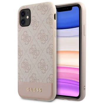 Guess 4G Stripe vāciņš Apple iPhone 11 / XR - Rozā