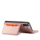 Atverams vāciņš Samsung Galaxy S23+ ar maka un statīva funkciju Magnet Card Case, rozā