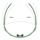 Rockbros 14110023001 fotohromās velobrilles ar UV400 aizsardzību un optisko ieliktni, zaļas