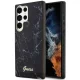 Guess Samsung Galaxy S23 Ultra S918 cietais apvalks Marble melns