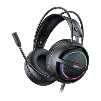Onikuma X88 spēļu austiņas ar RGB un mikrofonu, Melnas