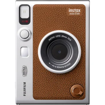 Fujifilm instax mini evo Type C momentuzņēmumu kamera, brūna