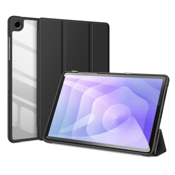 Dux Ducis Toby bruņu vāciņš–grāmatiņa Samsung Galaxy Tab A11 Plus/A9 Plus planšetdatoram – melns | Phone...