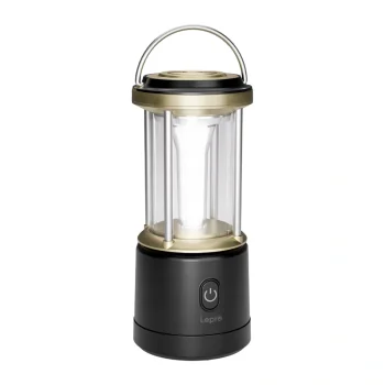 Kempinga lampa LEPRO 330043-BK, 12 W, 1100 lm, IPX4, melna