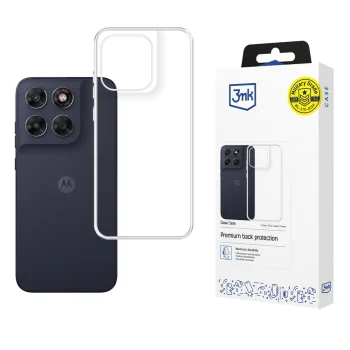 3mk Clear Case vāciņš Motorola Moto G87, caurspīdīgs