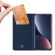 Dux Ducis Xiaomi 12 Pro atverams vāciņš maciņš grāmatiņa Skin Pro, zils