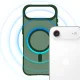 3mk Smoke MagCase vāciņš tālrunim iPhone Air ar MagSafe atbalstu, zaļš