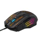 Wozinsky WMGK-1179W vadu optiskā spēļu pele 7200 DPI ar RGB apgaismojumu - melna