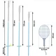 Neo-Sport NS-499 Speedball spēles komplekts ar 2 raketēm un bumbu