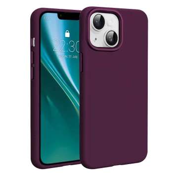 Silikona vāciņš Etteri Silicone Mag priekš iPhone 15 6.1", bordo