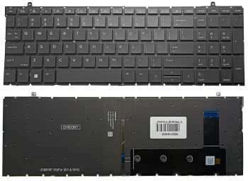 HP Elitebook 860 G9, 865 G9, 860 G10 klaviatūra ar apgaismojumu, US