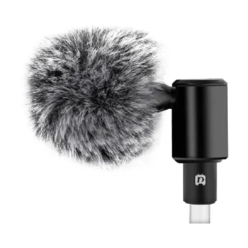 Puluz PU616B USB-C kompaktais mikrofons, melns