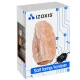 Izoxis 00022722 Sāls lampa un jonizators 3-5 kg, oranža