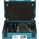 Makita E-11542 mehāniķa instrumentu komplekts, 87 gab. MAKPAC koferī
