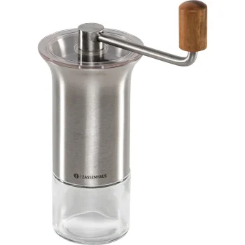 Zassenhaus BARISTA manuālās kafijas dzirnaviņas, nerūsējošais tērauds / stikls