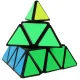 Ikonka Pyraminx loģikas spēle - puzles kubs, 9.7 cm