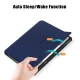 Lenovo Tab P11 Gen 2 (TB350FU) Trifold Stand PU Leather Hard Protective Cover Case, Dark Blue | Planšetes Vāciņš...