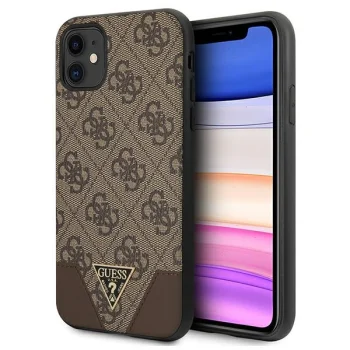 Guess 4G Triangle vāciņš Apple iPhone 11 / Xr, brūns