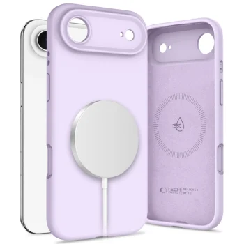 Tech-Protect Silicone MagSafe vāciņš priekš iPhone 17 Air, violets