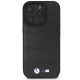 BMW M Perforated And Stitched Line MagSafe vāciņš iPhone 16 Pro, melns